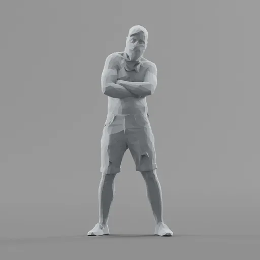 Lowpoly Male Standing