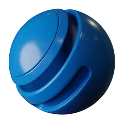 Blue plastic