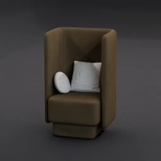 High-Back Privacy Lounge Chair