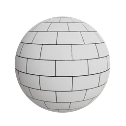 White Burnished Block