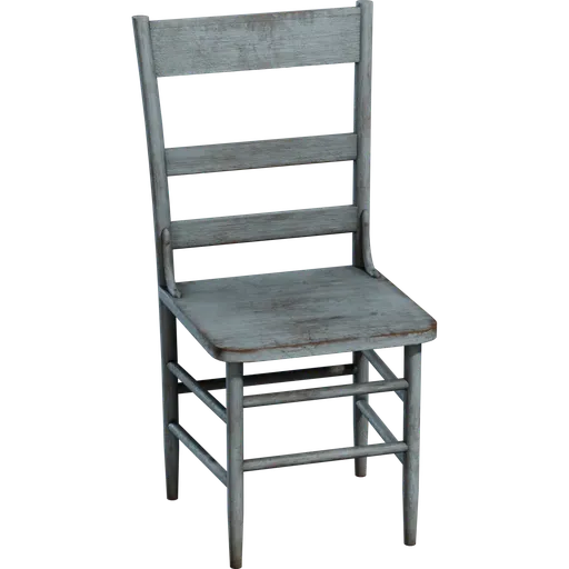 Painted Wooden Chair 02