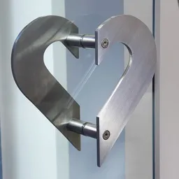 Heart Shaped Pull Door Handle