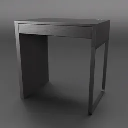 Modern Dark Wooden Desk