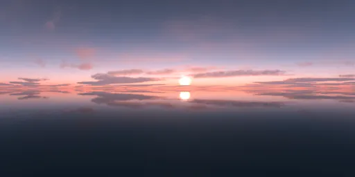 Purple Pink Sunset Clouds