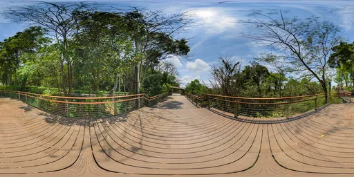 Wooden road during daytime