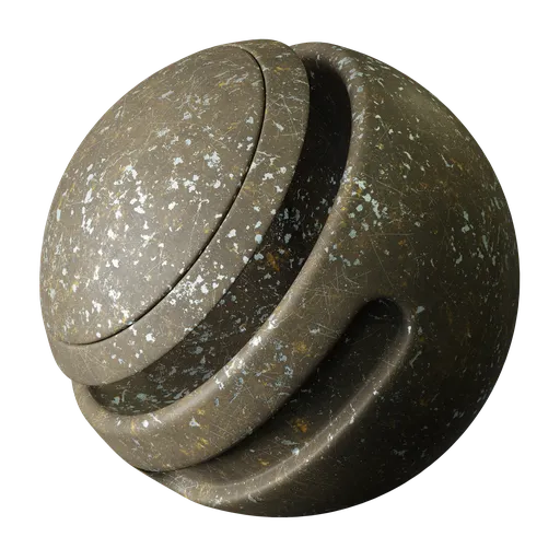 Scratched metal