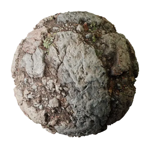 Ground with Rocks and Vegtation