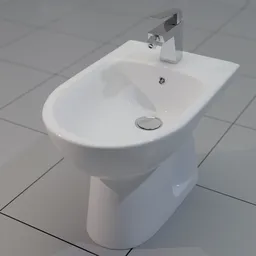 BIDET Geberit Selnova on the ground