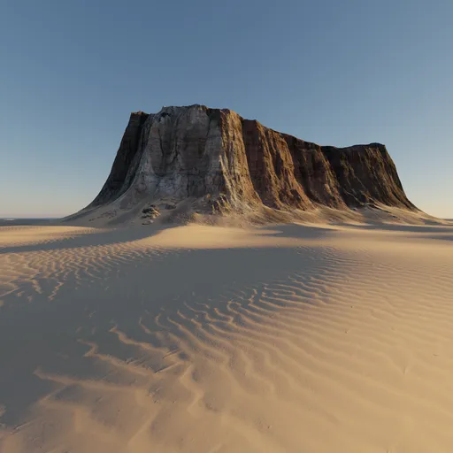 Desert Rock Canyon Landscape