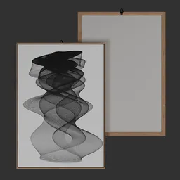 Line Painting Wall Art / Picture Frame