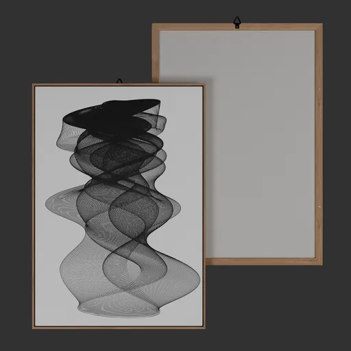Line Painting Wall Art / Picture Frame