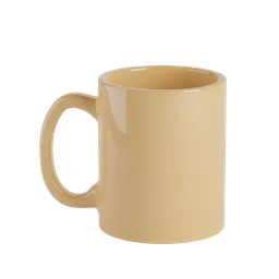 3D rendered porcelain coffee cup for Blender modeling and animation.