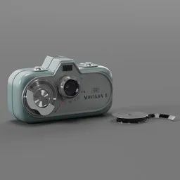 ZEISS MOVICON 8 with 8 mm film | Photography models | Blendkit