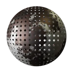 Silver Rusty Dot Matrix
