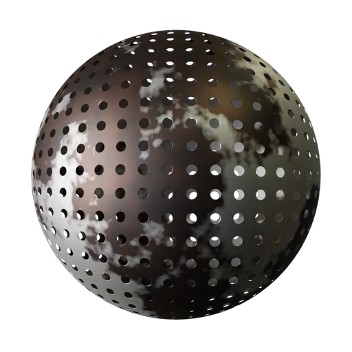 Silver Rusty Dot Matrix