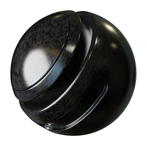 Black Wavy Ceramic