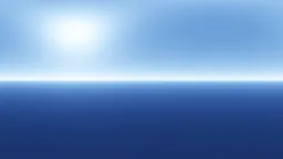 Soft Blue Ocean Horizon