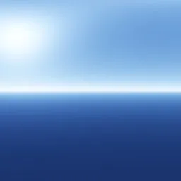 Soft Blue Ocean Horizon