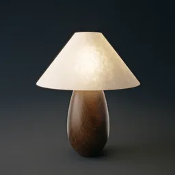 Table Lamp Mountain Wood A