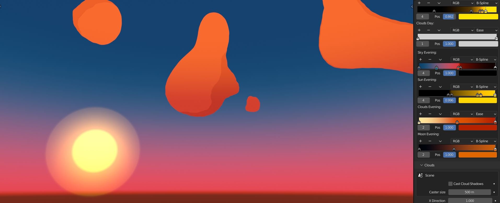 Procedural Sky System | Material add-ons | Blendkit
