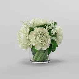 Ferdinand Peony Arrangement in Vase