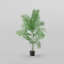 Thisbe Faux Palm Plant in Pot