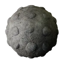 Old concrete with Pebbles