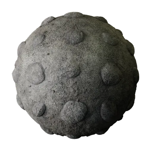 Old concrete with Pebbles