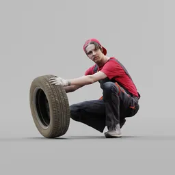 Car Mechanic Character