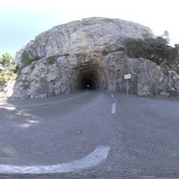 View Of The Road Leading To The Cave