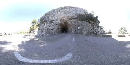 View Of The Road Leading To The Cave
