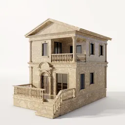 Classic Stone House Exterior