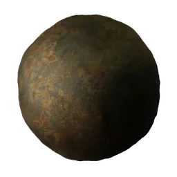 Metal Rusted Distorted Gray