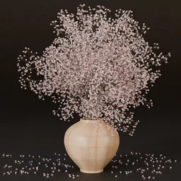 SJ-Sweet Pink Gypsophila Bouquet
