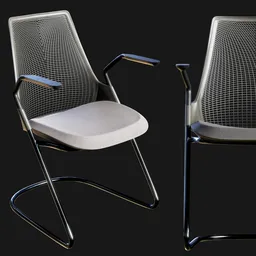 Herman Miller Sayl Chair Sled Base