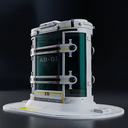 Sci-Fi Embryo Chamber & Isolation Pods