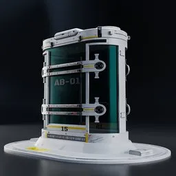 Sci-Fi Embryo Chamber & Isolation Pods