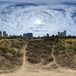 Cloudy and abandoned roads