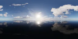 Sunny Clouds Evening Sky