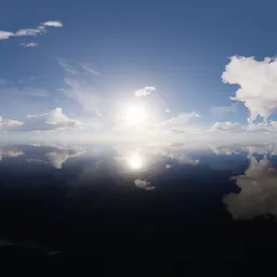 Sunny Clouds Evening Sky