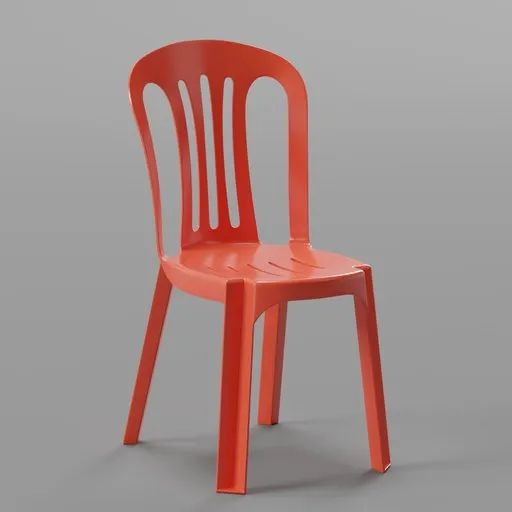 Armless Plastic Chair