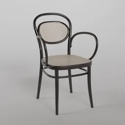 20 Armchair B105 - Dark Wenge