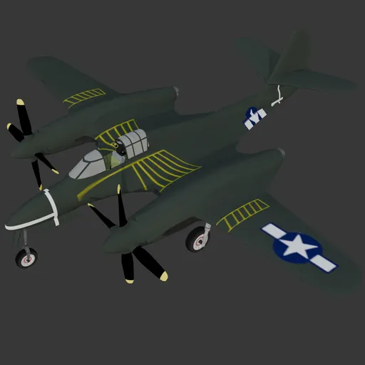 Interceptor McDonnell XP67 Bat