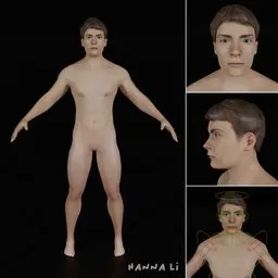 Realistic Male Character (Rigged)