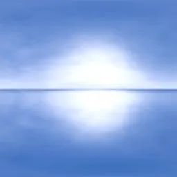 Bright Blue Sky Ocean