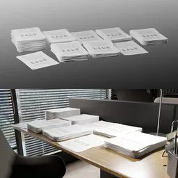 Paper piles