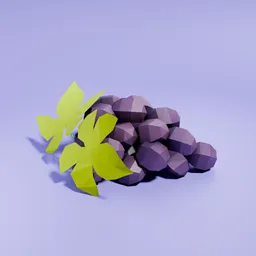 Lowpoly Grapes