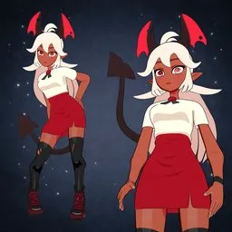 Velvet Demon Girl