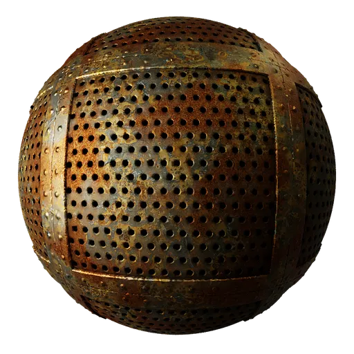 Metal Rust Perforated