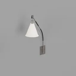 Bent Conical Wall Lamp